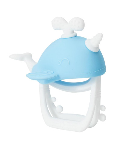 Mordedor de Silicona PandaEar Ballena para Bebés 0-12 Meses