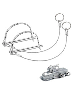 2 Pasadores de Bloqueo BADAO para Remolque 6.3mm x 80mm