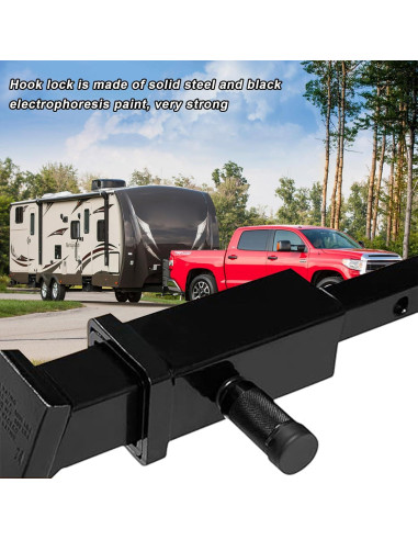 Cerradura de receptor de enganche MUQIDA 5/8" antirrobo