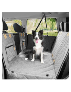 Funda de Asiento para Perros COMPAWNY Gris 132x64cm Impermeable