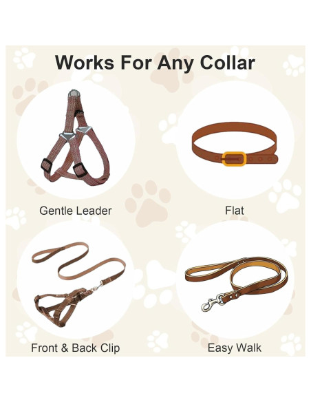 Clip de Seguridad para Collar de Perro ElevateTech 2Pcs Ajustable