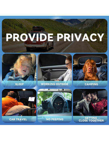 Sombrillas para Parabrisas ZOIBV 8 PCS para Toyota RAV4 2019-2025