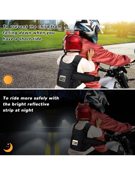 Arnés de Seguridad Infantil YISNDYA Ajustable Reflectante 3-12 Años