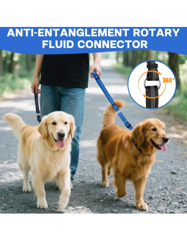 Correa de Seguridad para Perros Hezaosth Azul Ajustable