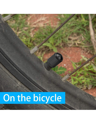 150 Tapas de Válvula de Neumático Awpeye Universales Negras