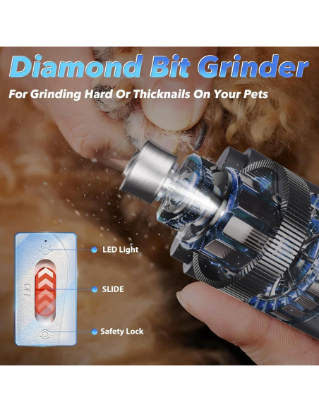 Cortauñas y Amoladora 2 en 1 CATPICK con Luces LED Cortauñas y Amoladora 2 en 1 CATPICK con Luces LED