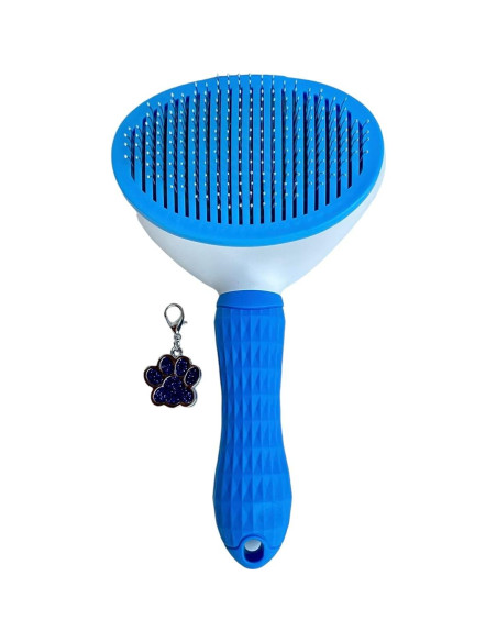 Cepillo Autolimpiante para Mascotas Loro Essentials - Azul