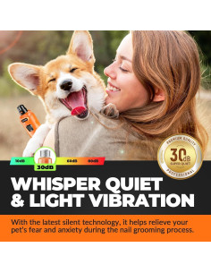 Cortadora de Uñas para Perros LOPSIC con LED y 2 Velocidades 2