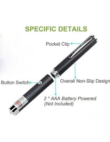 Puntero Láser para Gatos Yiwu 2158 Rojo Interactivo