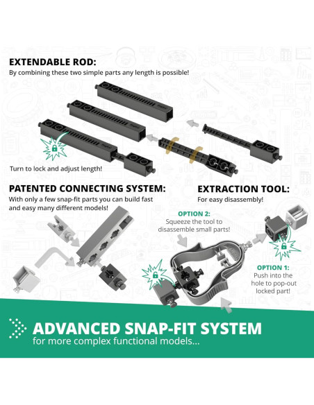 Engino Juguete STEM Mecánica Palancas y Estructuras 9+