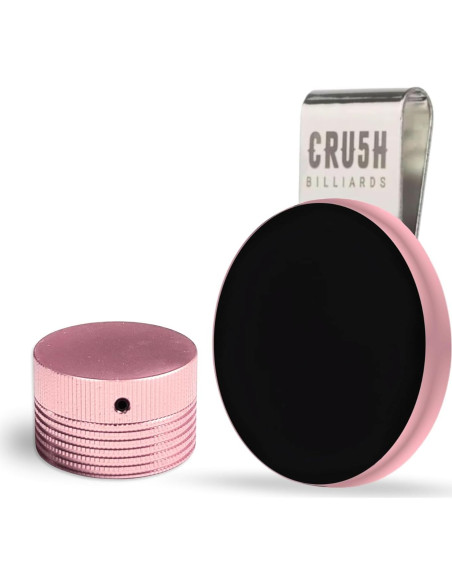 Soporte de Tiza Magnético Cru5h Billiards con Clip y Tapa