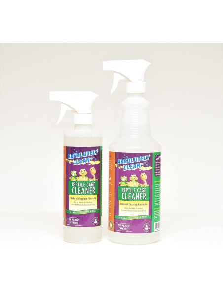 Limpiador y Desodorante para Terrarios Reptiles Absolutamente Limpio 946ml Limpiador y Desodorante para Terrarios Reptiles Absolutamente Limpio 946ml