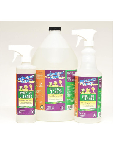 Limpiador y Desodorante para Terrarios Reptiles Absolutamente Limpio 946ml