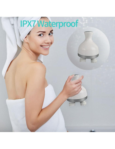 Masajeador Eléctrico de Cuero Cabelludo GiftPlus GP-HM-003