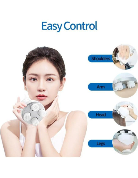 Masajeador Eléctrico de Cuero Cabelludo GiftPlus GP-HM-003