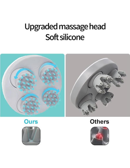 Masajeador Eléctrico de Cuero Cabelludo GiftPlus GP-HM-003