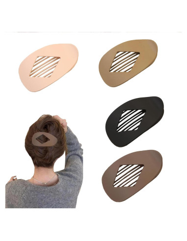 4 Clips de Pelo de Pico de Pato Treayes - Elegantes y Resistentes