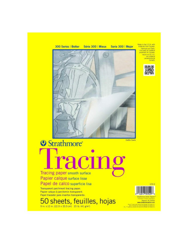 Bloc de Papel de Calco Strathmore 300 Series 50 Hojas 22.86x30.48 cm