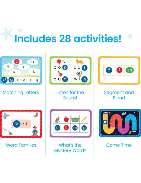 Conjunto de Actividades de Lectura hand2mind con Varita Magnética