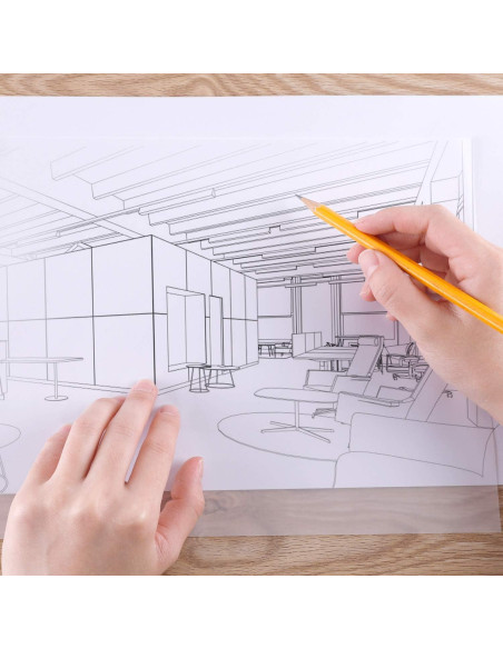 Bloc de papel de calco Bachmore 22.86x30.48 cm, 75 hojas