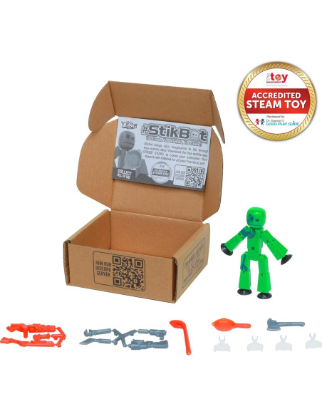 Paquete de Acción Zing StikBot Zingtannica - Figuras Stop Motion