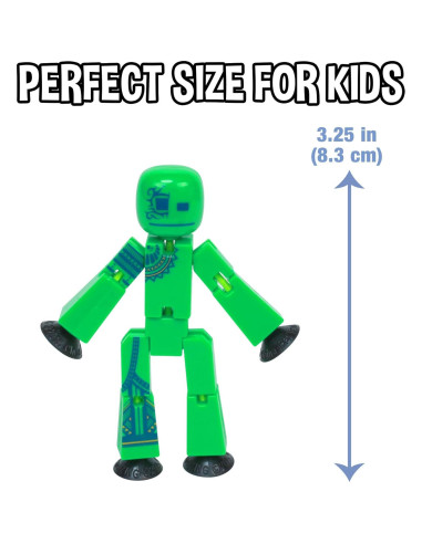 Paquete de Acción Zing StikBot Zingtannica - Figuras Stop Motion