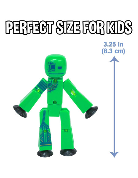 Paquete de Acción Zing StikBot Zingtannica - Figuras Stop Motion