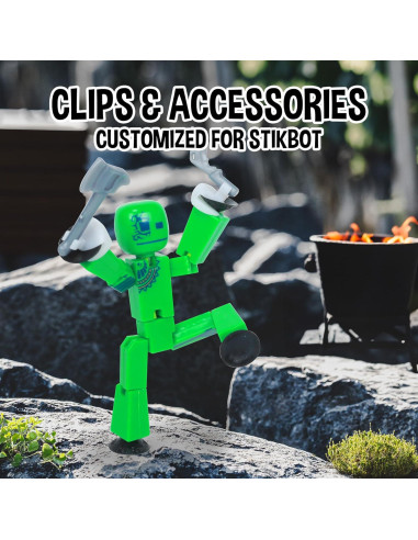 Paquete de Acción Zing StikBot Zingtannica - Figuras Stop Motion