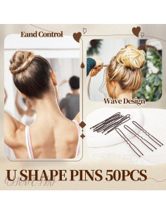 Juego de Horquillas Marrones MESTYOICR 320 Piezas Accesorios 2