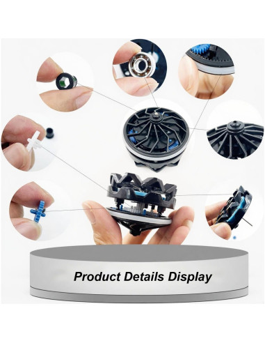 Trompos Giratorios Antiestrés 4-Pack Genérico - Juguetes para Niños