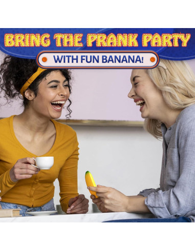 Juguete Squishy Plátano Falso Tesorrio 17x3.6 cm Alivio Estrés