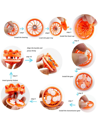 Trompos Giratorios Antiestrés 4-Pack Genérico - Juguetes para Niños