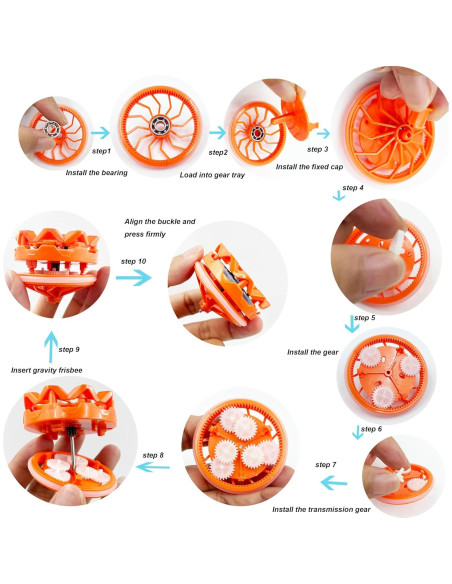 Trompos Giratorios Antiestrés 4-Pack Genérico - Juguetes para Niños