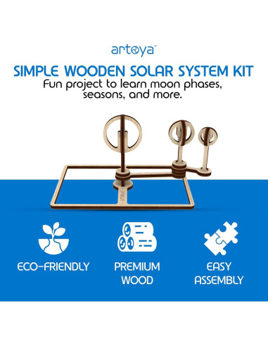 Kit de Sistema Solar Artoya Tellurion 11.7 cm para Proyectos STEM
