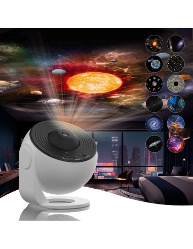 Proyector Planetario Luz Nocturna Shenzhen Bolong 360 13 Discos