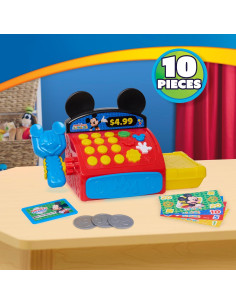 Registradora Disney Jr. Mickey Mouse con Sonidos y Dinero de Juego 2