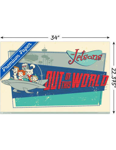 Póster de pared Trends International Los Jetsons 56.7x86.4 cm