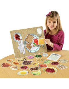 Conjunto de Alimentos Saludables Magnéticos Recursos de Aprendizaje 34 Piezas 2