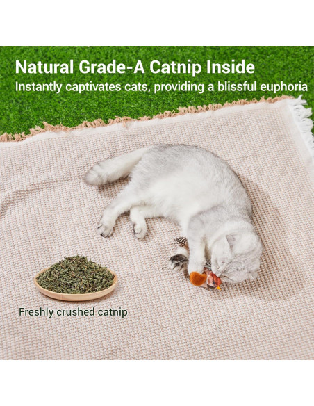 Set de 2 Juguetes para Gatos Chirriantes Potaroma 8.89 cm