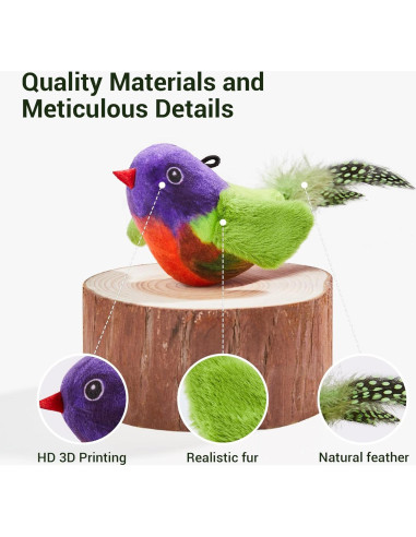 Set de 2 Juguetes para Gatos Chirriantes Potaroma 8.89 cm