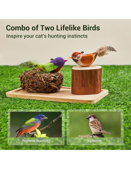 Set de 2 Juguetes para Gatos Chirriantes Potaroma 8.89 cm