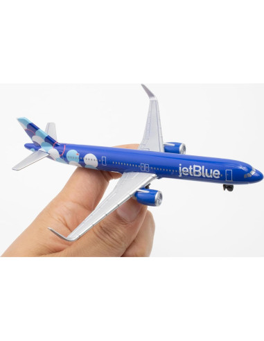 Juego de Aeropuerto Daron 12 Piezas A321 jetBlue para Niños 3+