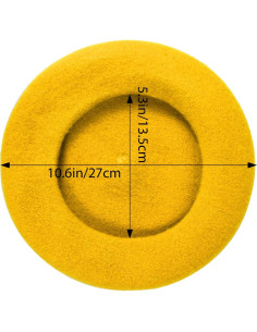 Boina de Lana para Dama - 6 Piezas en Colores Variados 2