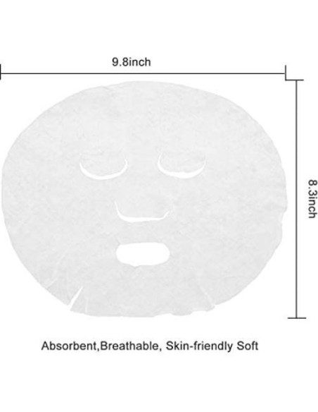 100 Máscaras Faciales Comprimidas Jeanssar + Tazón Gratis