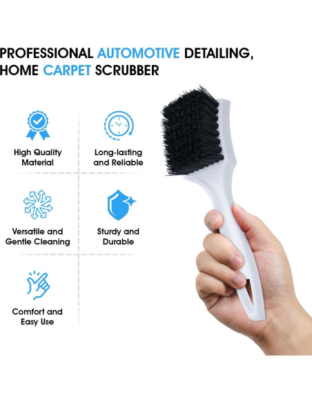 Cepillo de Limpieza Profunda Nanoskin 21.6 cm Nylon Negro