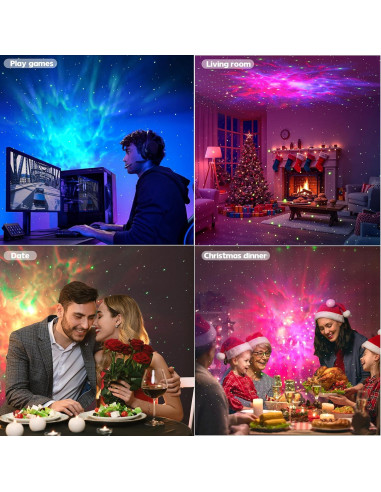 Proyector de Estrellas TANTUU Astronauta LED 9.9cm Azul