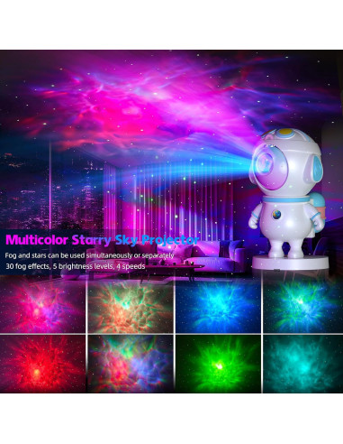 Proyector de Estrellas TANTUU Astronauta LED 9.9cm Azul