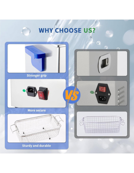 Limpiador Ultrasónico DK SONIC 2L 60W con Calentador y Temporizador