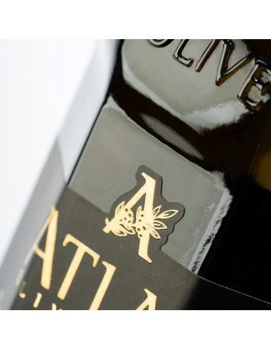 Aceite de Oliva Extra Virgen Orgánico Atlas 500 mL Prensado en Frío