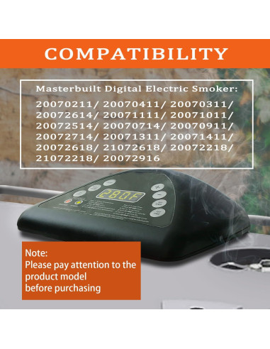 Placa de Control Digital FCCUM 9907100001 para Ahumador Masterbuilt